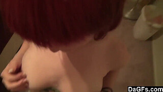 Dagfs - Busty Redhead Sucks My Cock And Gets My Jizz On Her Big Boobs