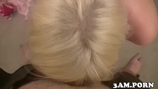 Lingerie cocksucking pov