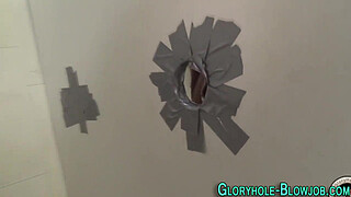 Ass fucked gloryhole slut