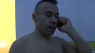 Cuckold called penis delivery and ordered a lover to fuck the naughty woman.