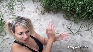 Busty Wife Gets Fucked Outdoors by the River After Our Run