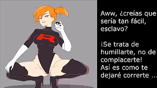 Misty Pokémon (Femdom/Hentai/Bathtube/Humiliation/Pissplay) Spanish