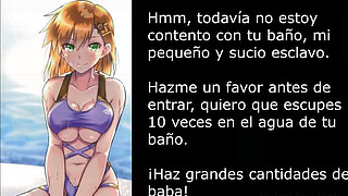 Misty Pokémon (Femdom/Hentai/Bathtube/Humiliation/Pissplay) Spanish