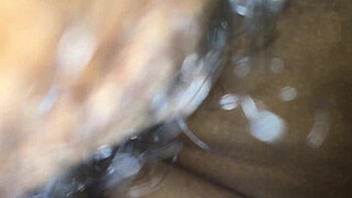 Shaved pussy cumming in my mouth 1