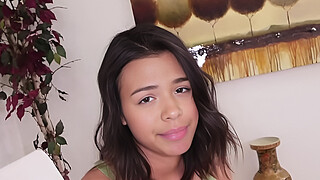 Kat Arina riding her stepbros big cock on top