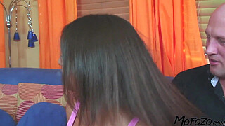 MOFOZO.com - Real Amateur Homemade Sex Video With A Brunette Step Sister