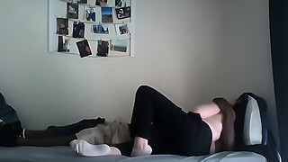 Extraordinary interracial huge dick couple fucking all positions on OlalaCam