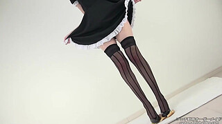 Foodcrush A woman steps on a hamburger with stockings