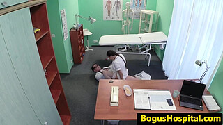 Eurobabe nurse slammed deeply by doctor