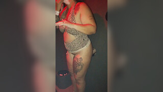 Young redhead gets cumshot in the face by two old men in gloryrole at the swingers club