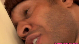 Ebony Isabella Chrystin gets creampied