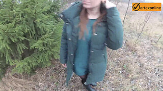 Real Amateur Public Sex in Cold Autumn Day - Vortexonline