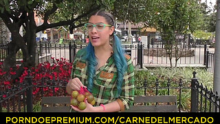 MAMACITAZ - #Blue Maria - Twin Tails Colombian Teen Oiled For Hot Fuck