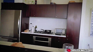 Tony stuffed his big cock to Elena Koshkas mouth