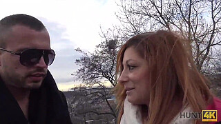 HUNT4K. I hunted a hot chick next to her bf