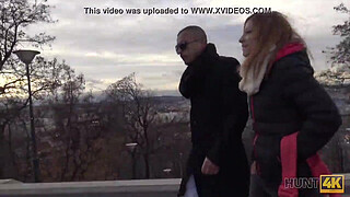HUNT4K. I hunted a hot chick next to her bf