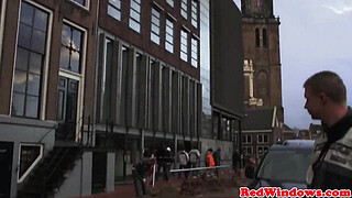 Dutch stockinged hooker with bigtits sucking