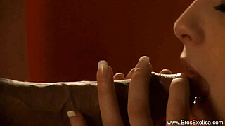 European Blonde MILF Blows So Erotic