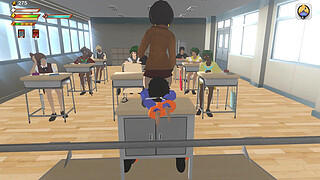 Femdom Teacher Spanks and Pisses on you in Class