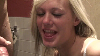 Deep throat blowjob