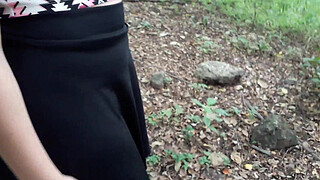 I fucked her in the forest and ended up inside her