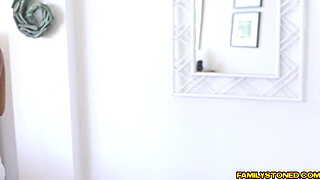 Stepbros big cock ram Michelle Martinez so hard