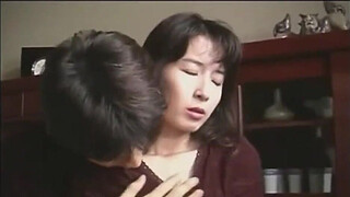 Japanese step mom and son home alone