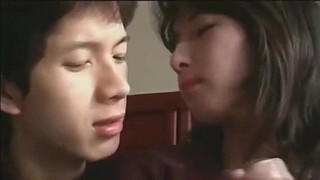 Japanese step mom and son home alone