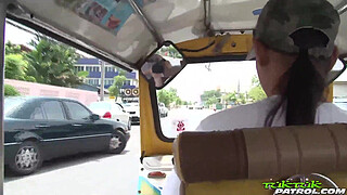 TUKTUKPATROL Lovely Asian Lets Big Dick Pound Her Tight Shaved Pussy