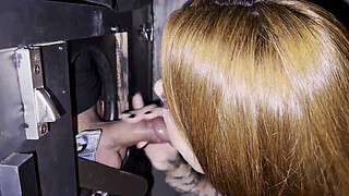 I went to a swingers club and let two strangers into the booth to fuck me in front of my cuckolded husband. EVERYTHING IN THE RED.