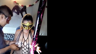 Hot Mexican Wife groped and fucked in a swinger club in Guadalajara Jalisco for 3