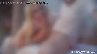 Hot slutty nurse takes big cock in her ass