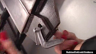Fetish Queen RubberDoll Enslaves Her Pet Diabolica!
