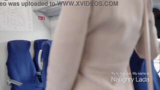 Just a coat on my naked body