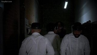 Petite Teen from The Street Kisses Their Cocks and Drools Down Their Shafts Before Taking Each for A Little Joyride - Tinygal