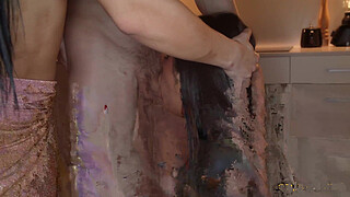 What a lucky day for lustful Tommy! He gets to enjoy a crazy three way with 2 wild huge-chested beauties, utter of sultry hook-up and sloppy fun, all seized in beautiful HD.