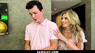 Stepmom and Stepsis Helping Stepbro Transition Properly Into Adulthood - Famslut