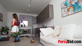 Massage Turns To Smash After Step Daughter's Flash