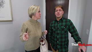 Busty STEP MOM Dee Williams Fucks Step Son When They Share A Bed During A Trip