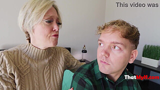 Busty STEP MOM Dee Williams Fucks Step Son When They Share A Bed During A Trip