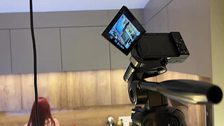 Handjob Challenge with a Twist in Sexy Satin Nighties to play Mini Golf to Stroke a Cock