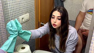 How nice when you fuck your stepdaughter while your wife makes dinner