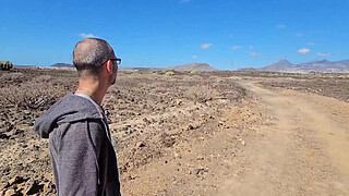 Real sex in yellow mountain desert. Full video on my Red page.