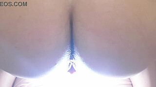 Compilation with pov of giant hard clit, anal, handjob and beautiful giant ass in doggy style