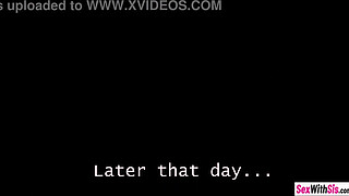 Small tits teen stepsis pranks and fucks her big cock stepbrother