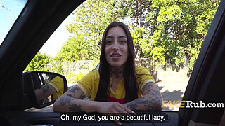 Argentinian Pizza Girl Picked Up & Fucked In The Bathroom