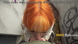 Young Redhead Russian Was Very Eager