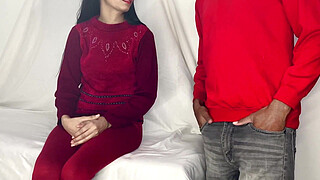 Indian girl impresses her boss for the job, beautiful skinny girl's tight pussy fucked by a big cock