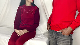 Indian girl impresses her boss for the job, beautiful skinny girl's tight pussy fucked by a big cock