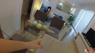 Stepmom Stuck In The Couch, I Fucked Her Ass Before Helping